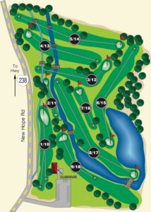 Applegate River Golf & RV Resort Golf Course Map