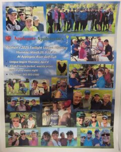 Applegate River Golf and RV Resort Women's League 2025