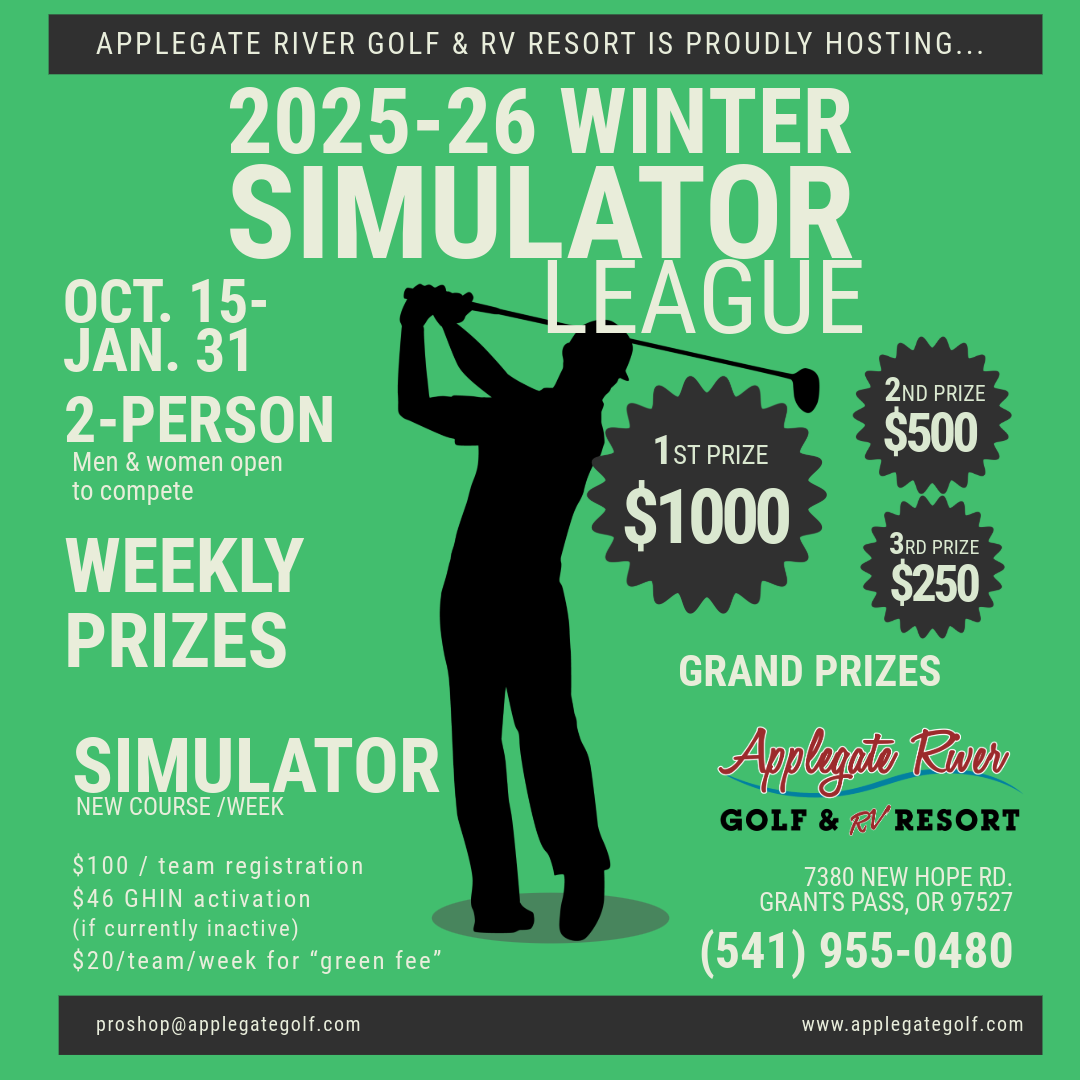 Applegate River Golf & RV Resort Winter Simulator League